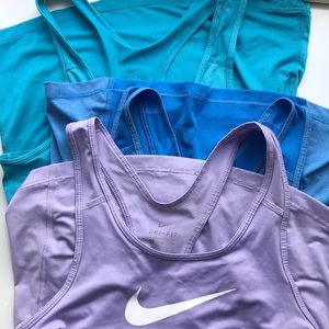 bundle- three Nike Pro tanks
